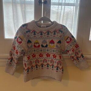 Hanna Andersson Colorful Patterned Kids Sweater